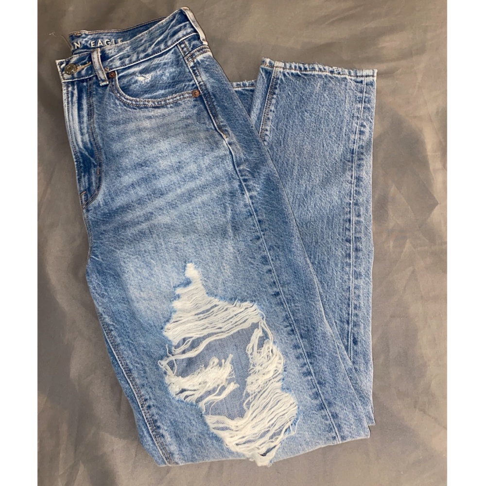 AE Highest Rise Mom Jeans